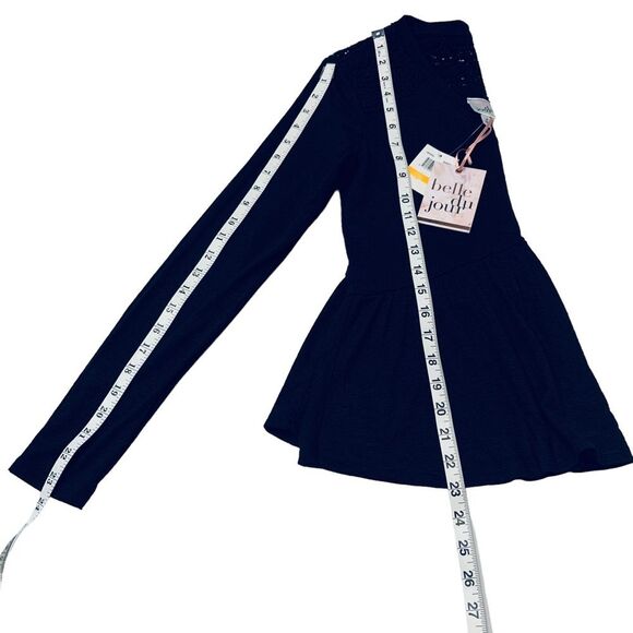 Belle Du Jour Peplum Eyelet DesignTop Sz S - Picture 8 of 14